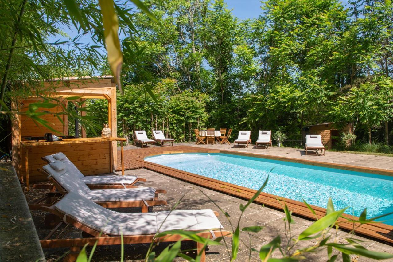 Chambre D'Hotes Au Jardin Des Saveurs Panzió Cordes Sur Ciel Kültér fotó