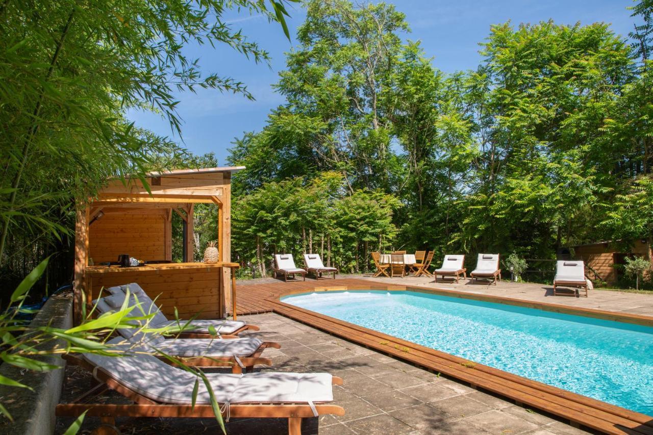 Chambre D'Hotes Au Jardin Des Saveurs Panzió Cordes Sur Ciel Kültér fotó